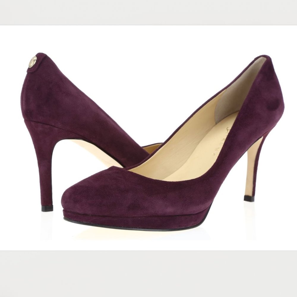 Nordstrom Purple Suede Heels
